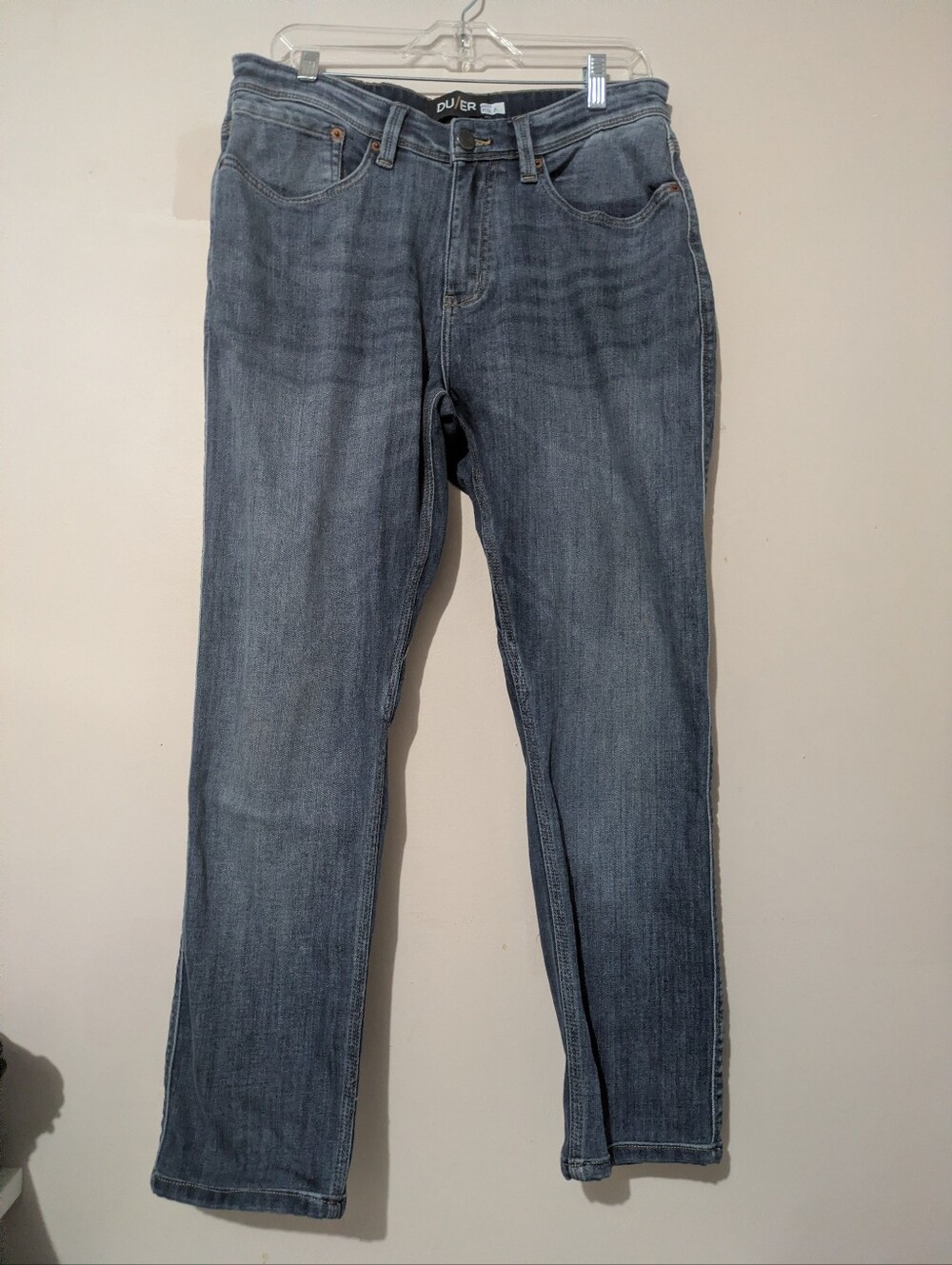 DU/ER L2X Relaxed Taper 32x32 Inseam 28 Denim Jeans Excellent **See Info
